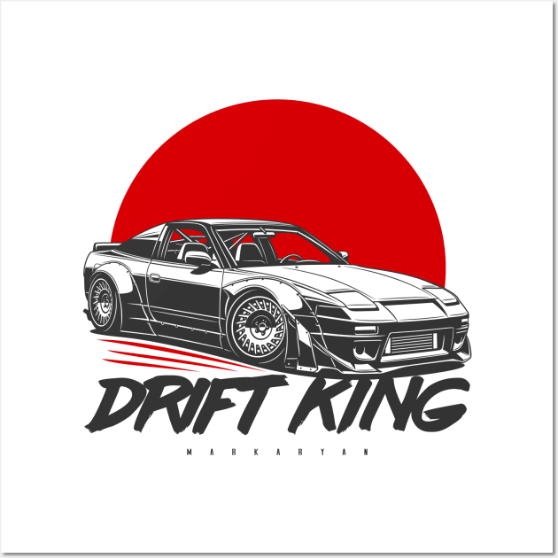 240SX Drift king Wall Art by Markaryan